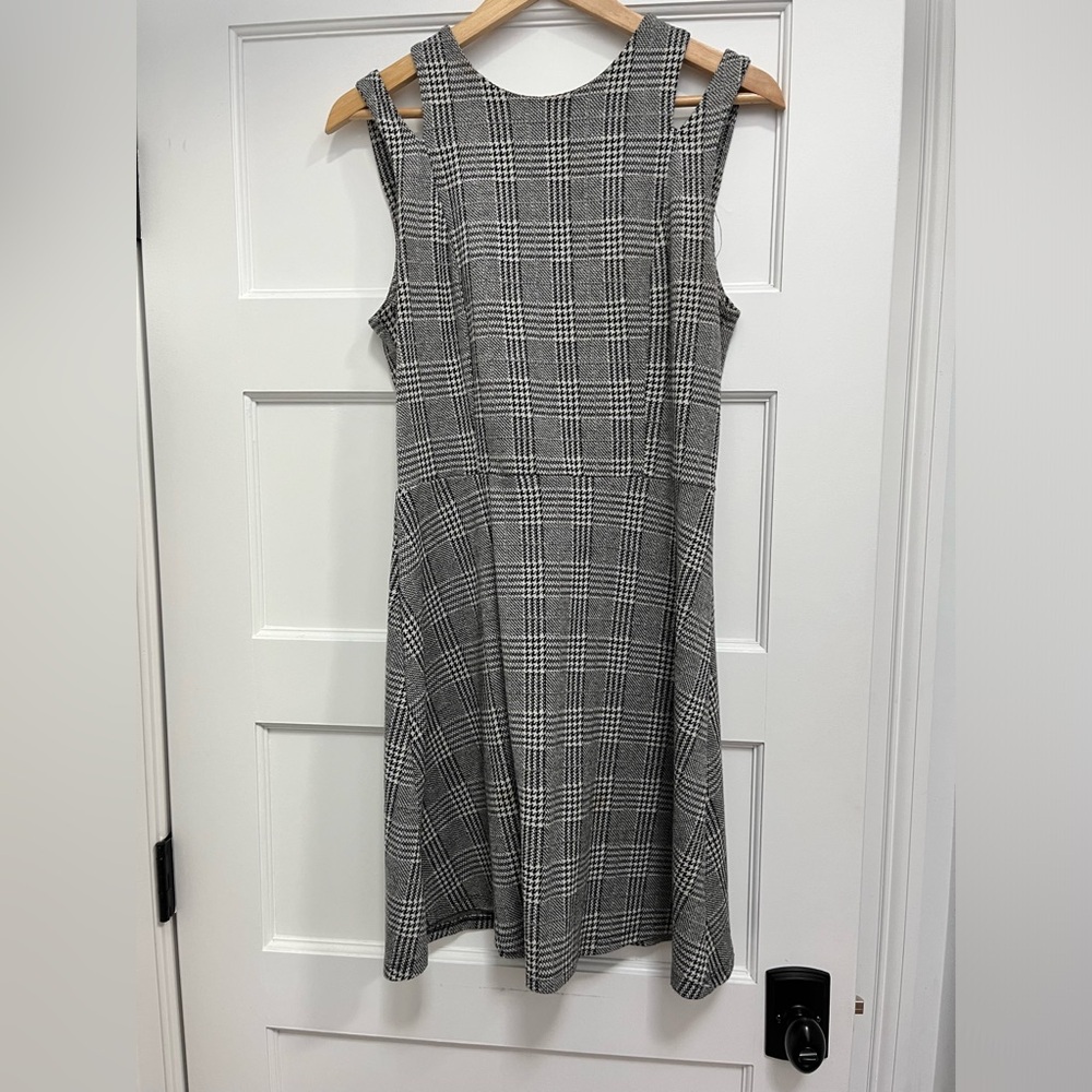 Plaid flannel dress
